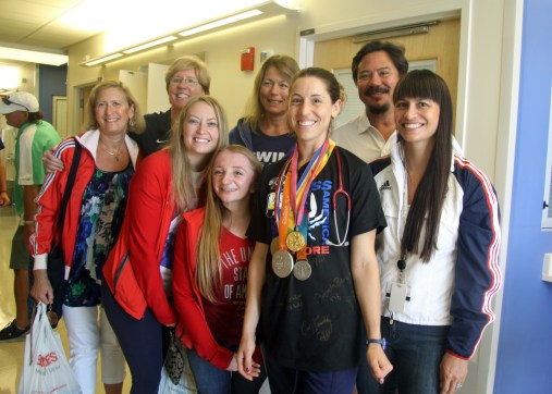 IMG_2036 Olympians with nurse Anna-2